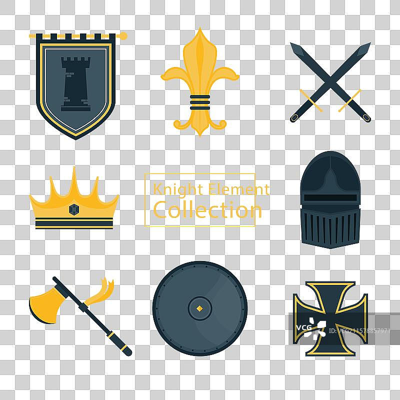 优雅的中世纪元素图片素材