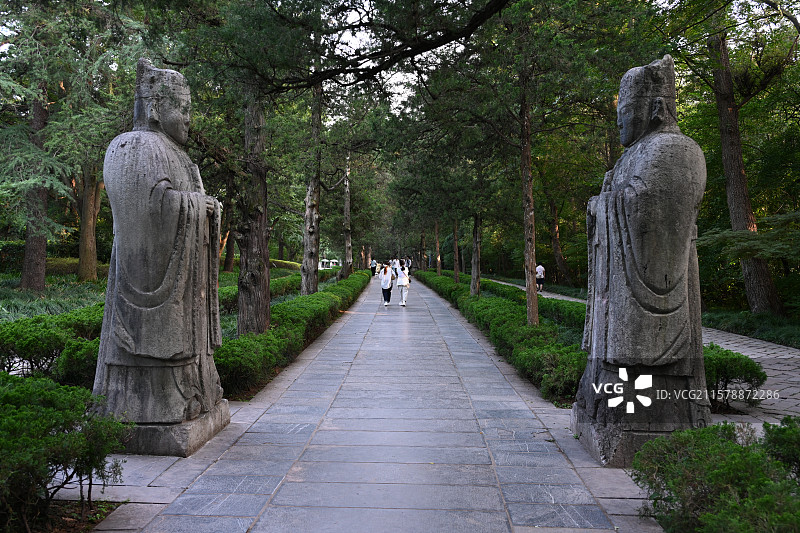 南京明孝陵景区， 朱元璋陵墓，世界文化遗产，南京旅游图片素材