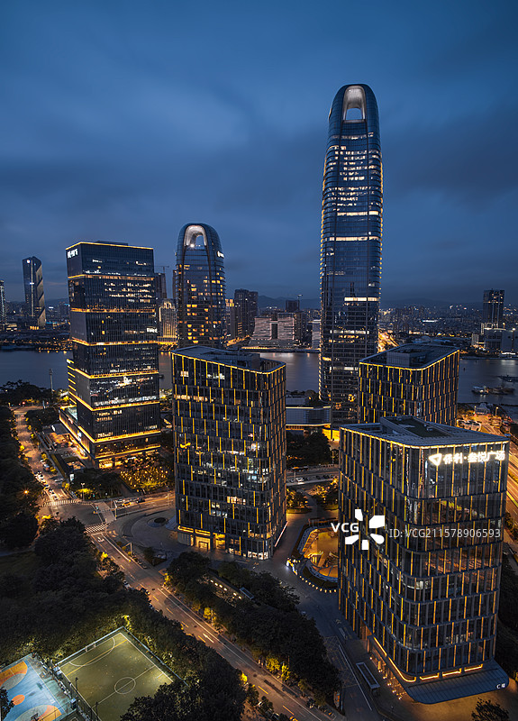 蓝调琶洲图片素材