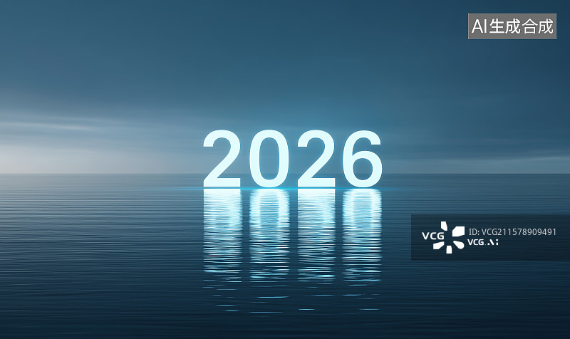【AI数字艺术】2026 海洋光影概念图图片素材