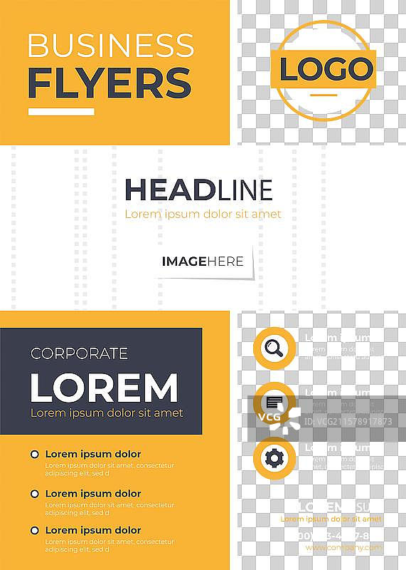 抽象企业宣传册图片素材