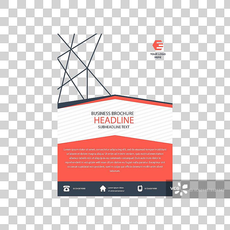 抽象传单设计模板图片素材