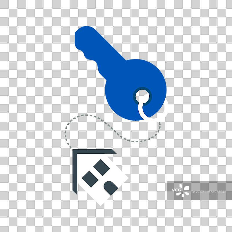 平面钥匙背景图片素材