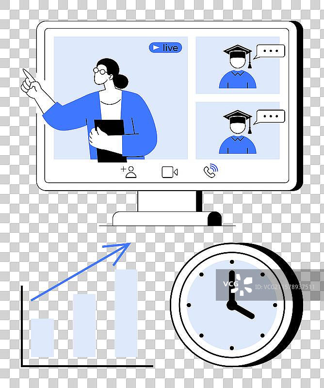 虚拟现场培训课程与讲师和图片素材