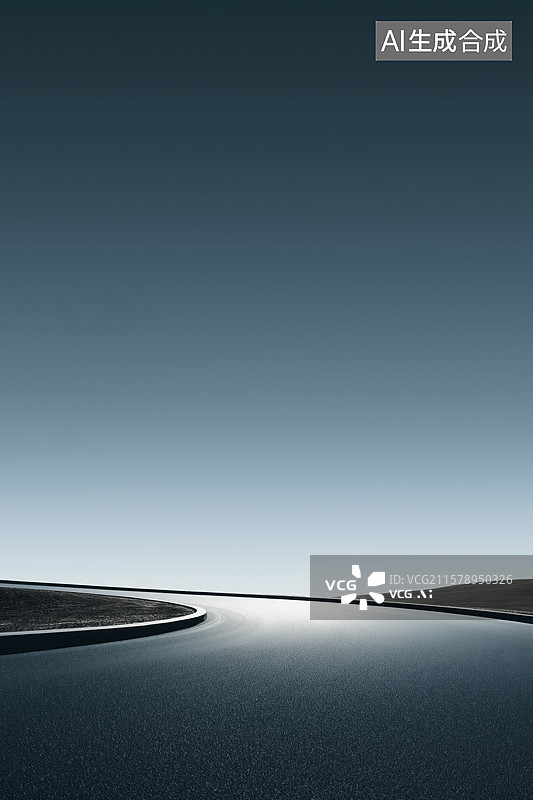 【AI数字艺术】海洋地面和天空图片素材