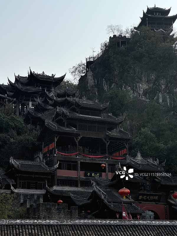 重庆苗族蚩尤九黎城图片素材