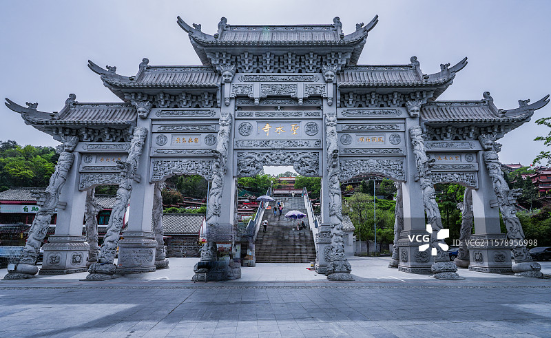 四川绵阳圣水寺图片素材
