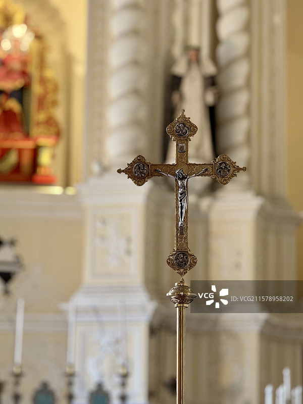 澳门玫瑰圣母堂图片素材