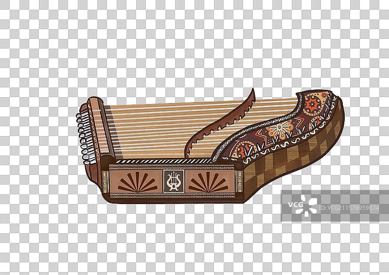 新疆民族乐器萨塔尔图片素材