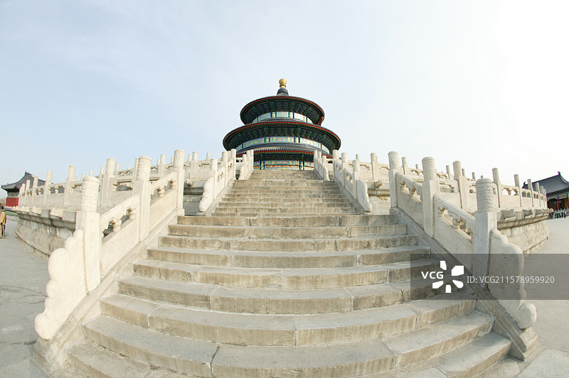 北京市天坛公园一组老照片图片素材