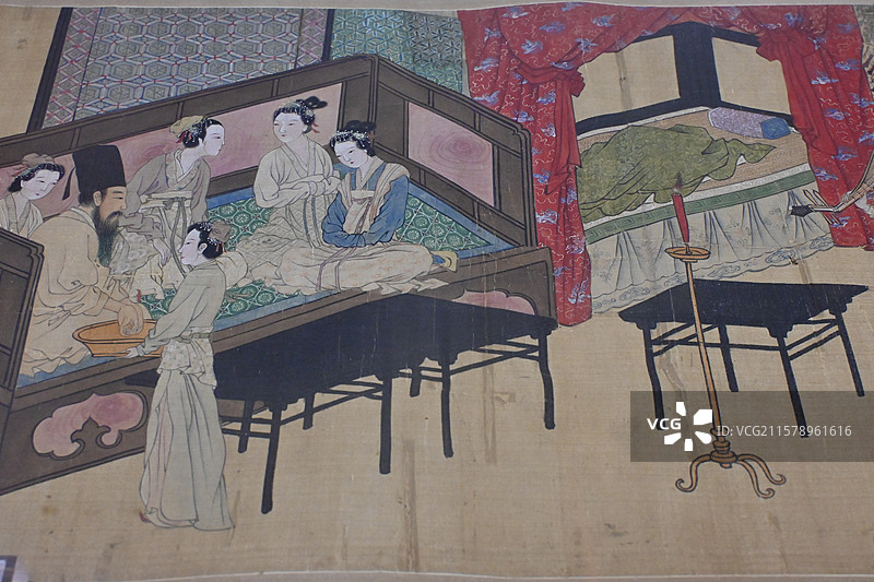 韩熙载夜宴图图片素材