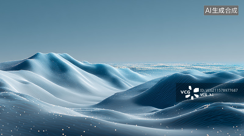 【AI数字艺术】虚拟地形模拟图片素材