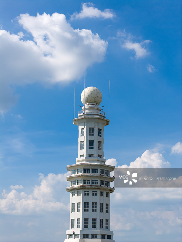 河南周口 城乡一体化示范区 周口大道 科技馆 气象馆 气象局图片素材