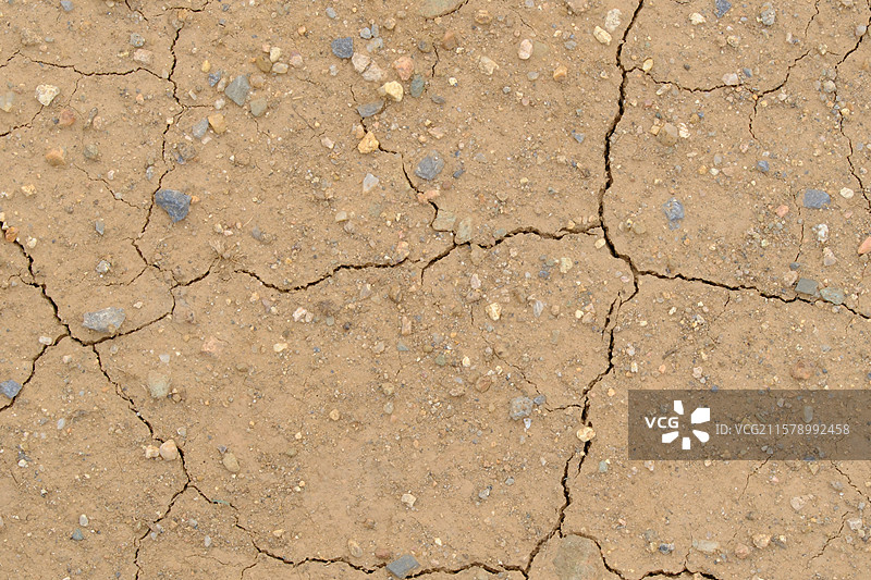 有裂纹的大地土地。泥土。黄土地干涸干旱l。高清风景背景图图片素材