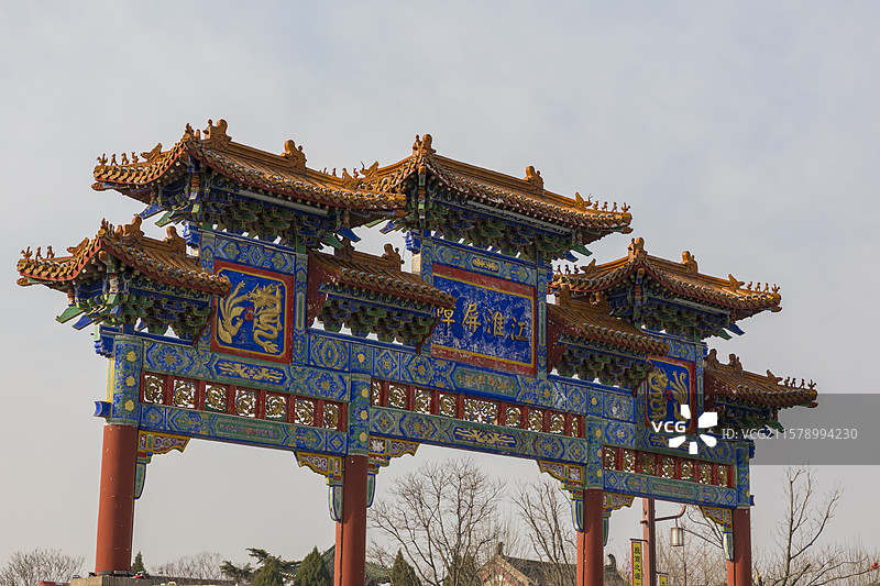 河南省，商丘古城，拱阳门，归德府城，城墙，中国历史文化名城，第四批全国重点文物保护单位图片素材