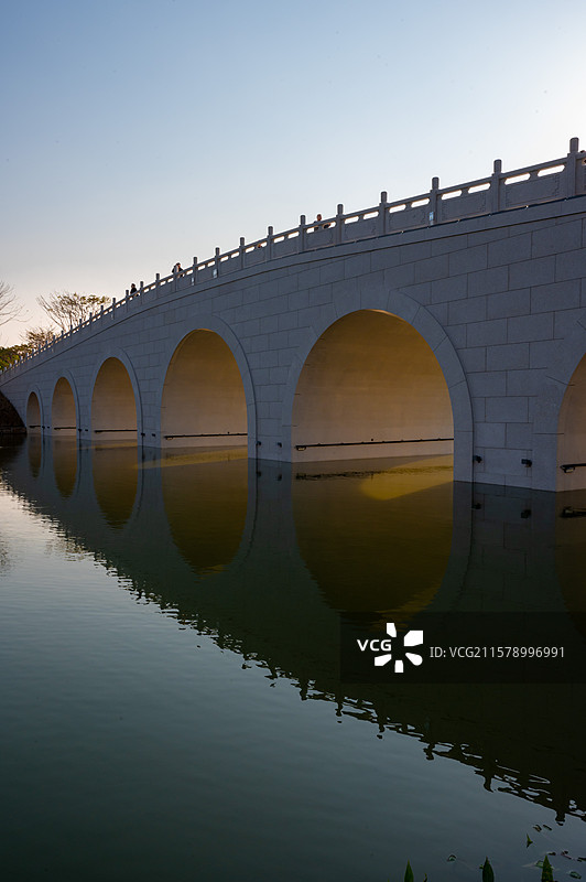 中国特色桥梁拱桥桥洞图片素材