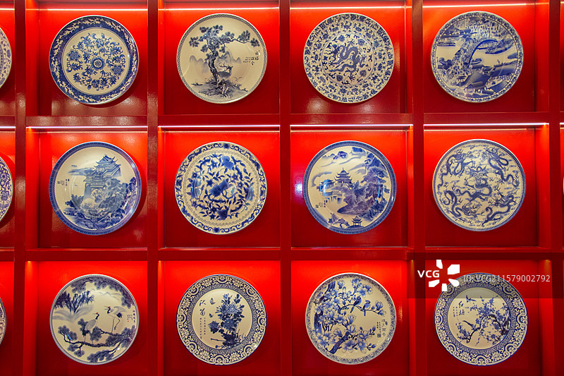 青花瓷景观设计图片素材