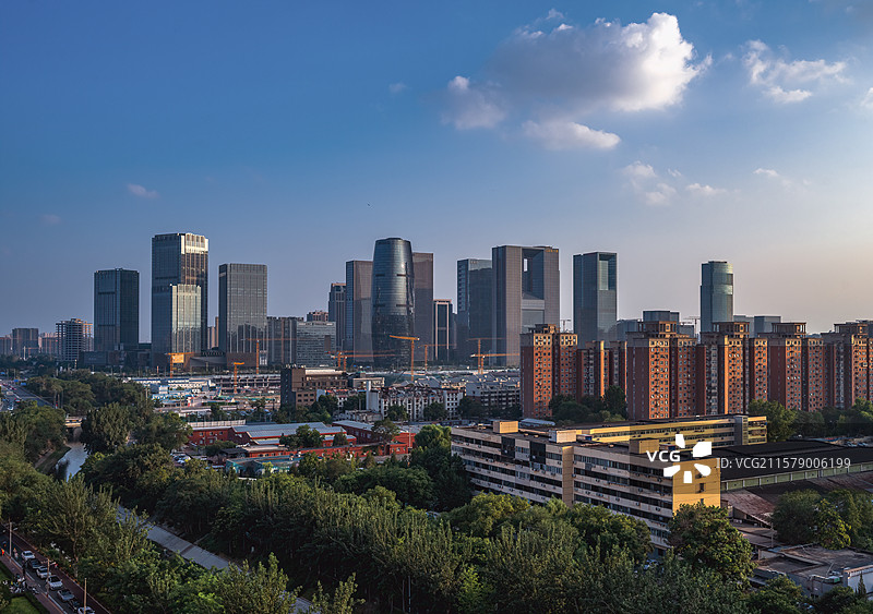 北京丽泽商务区风光图片素材