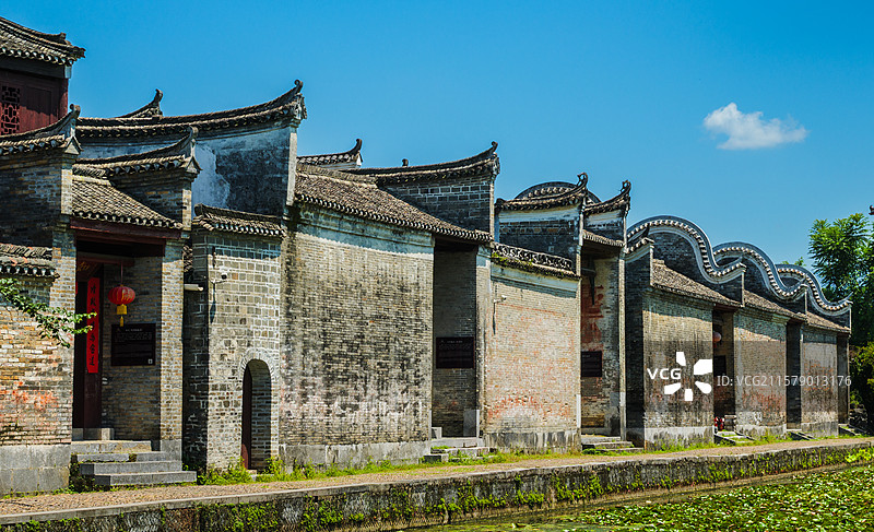 桂北古民居-江头村（爱莲说、爱莲堂、廉政教育基地，周敦颐家训）图片素材