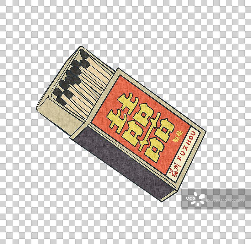 火柴手绘元素图片素材