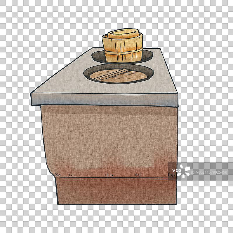 农村土灶柴火灶灶台图片素材