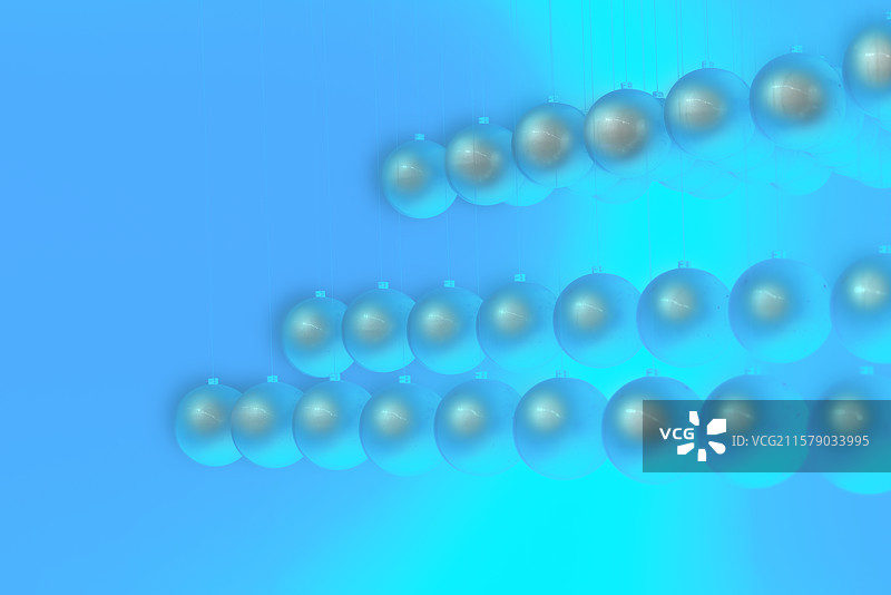 大量球体的组合，几何学，抽象的概念图片素材