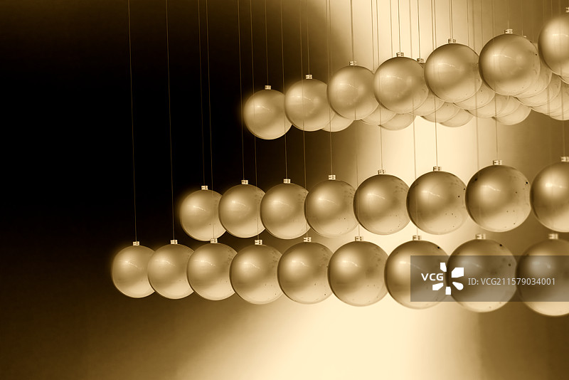 大量球体的组合，几何学，抽象的概念图片素材