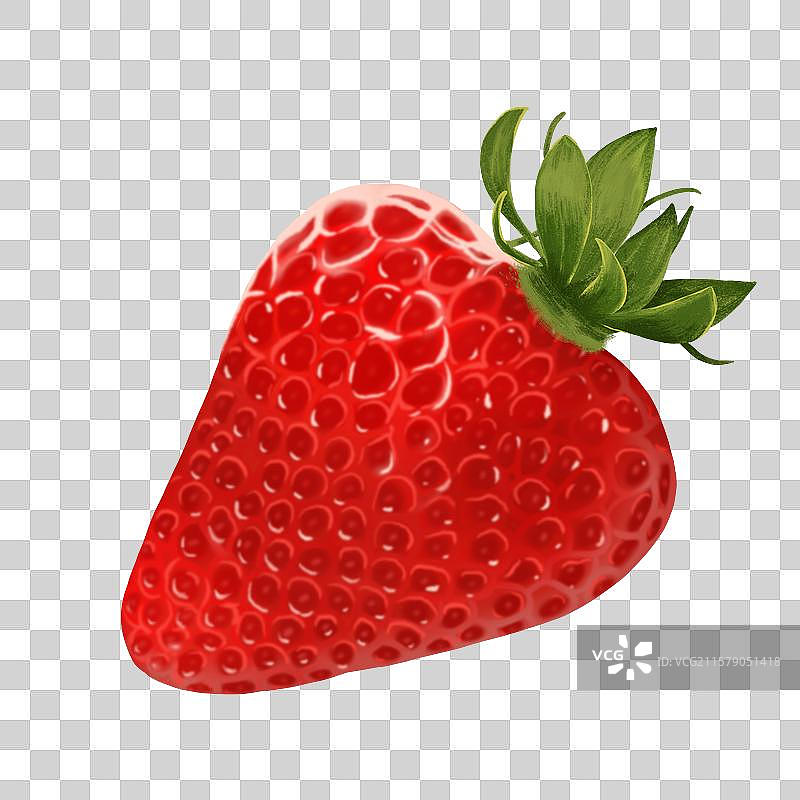 写实的草莓元素图片素材