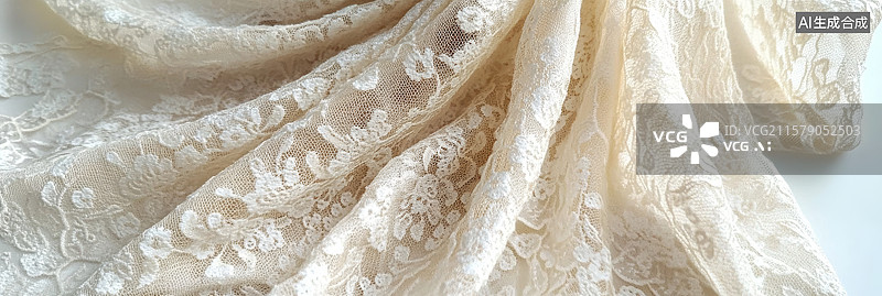 【AI数字艺术】蕾丝面料蕾丝面料场景图片素材
