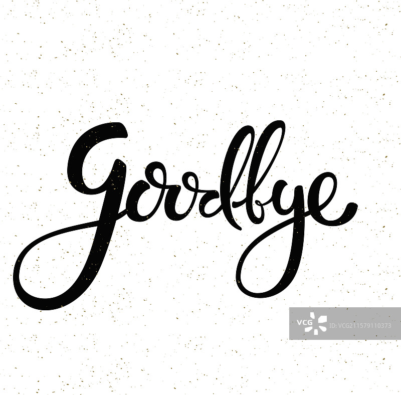 可爱的告别构图图片素材