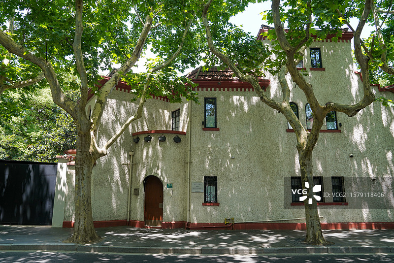 上海 武康路210号 罗密欧阳台图片素材