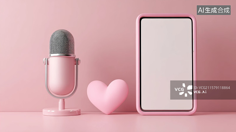 【AI数字艺术】直播题材图片素材