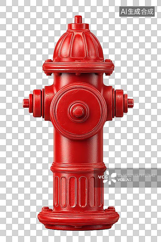 【AI数字艺术】红色消防栓图片素材