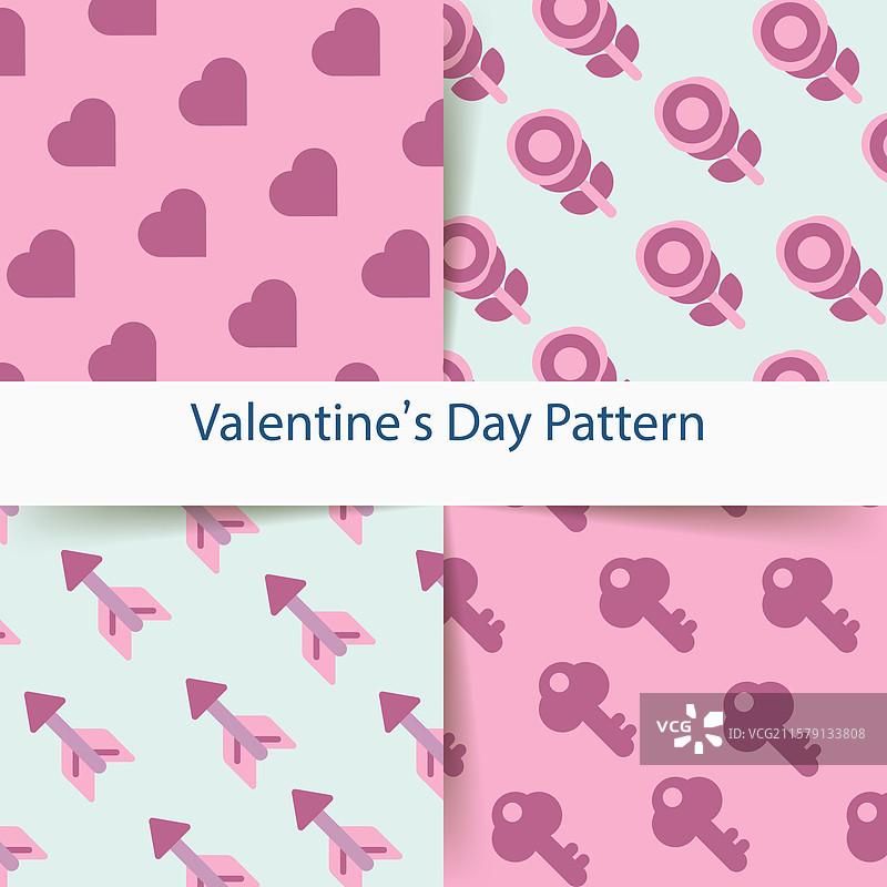 情人节图案合集图片素材