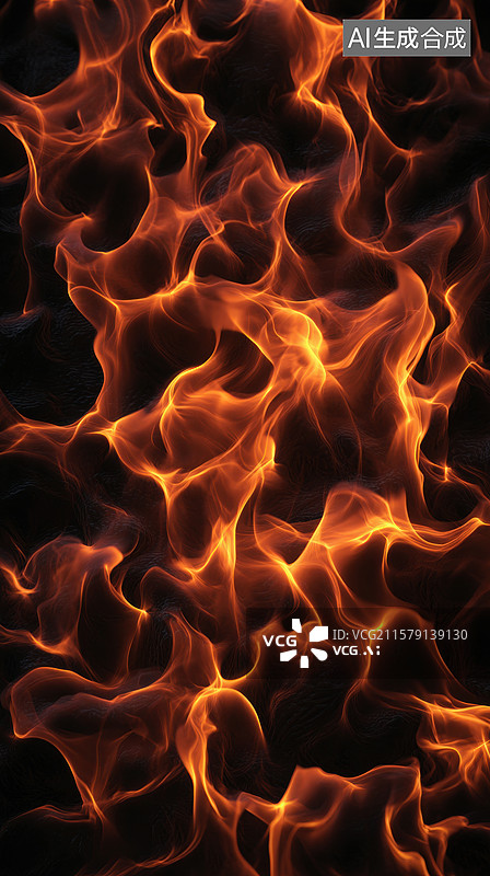 【AI数字艺术】火焰纹理的动态表现图片素材