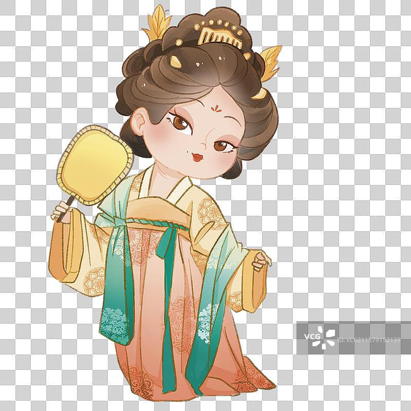 唐朝仕女图片素材