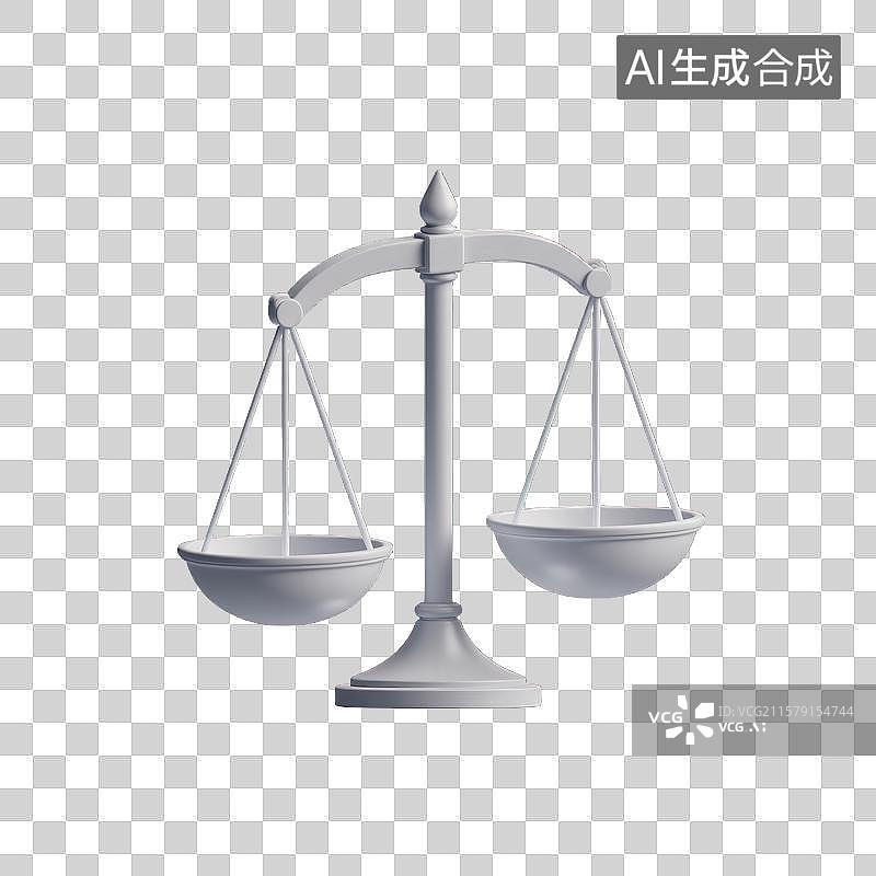 【AI数字艺术】正义的天平正义与平衡的象征公正的象征图片素材