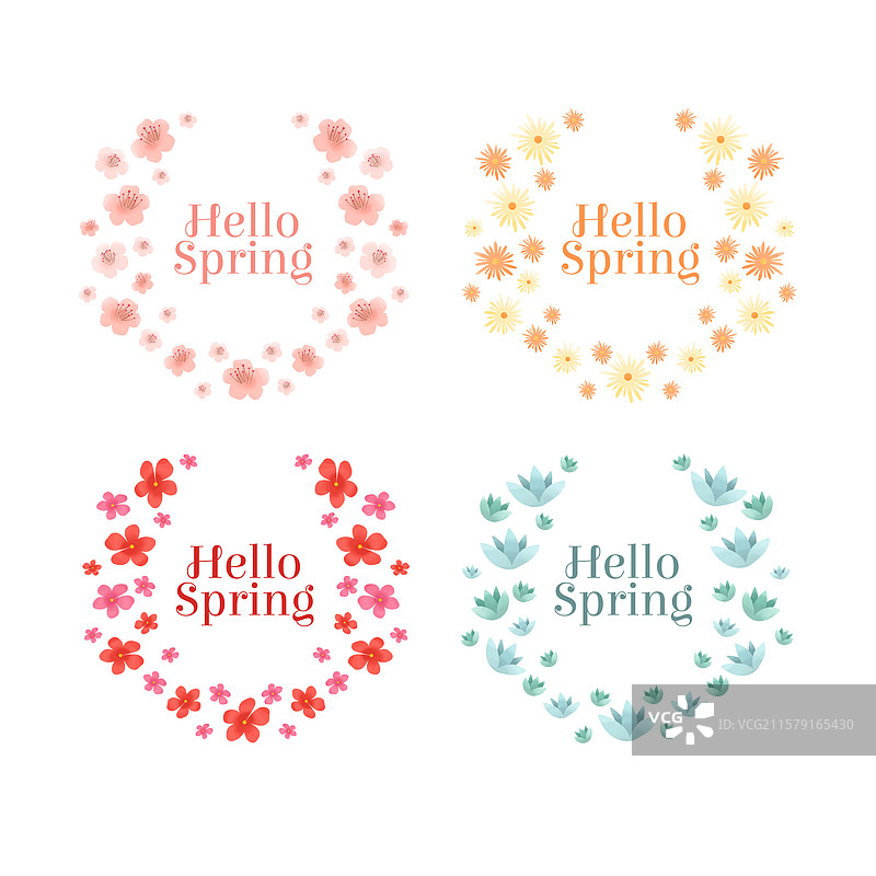 春季标签合集图片素材