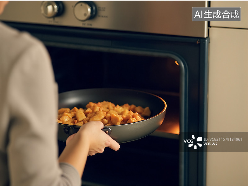 【AI数字艺术】温暖家庭烘焙时光图片素材