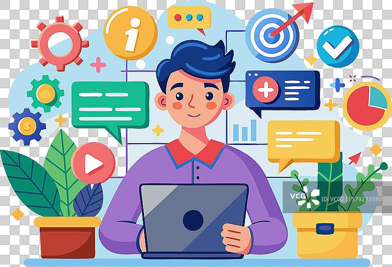 数字营销趋势图片素材