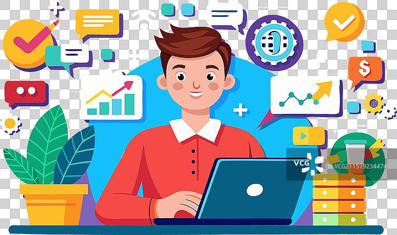 数字营销趋势图片素材