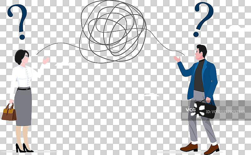 沟通问题或冲突意见图片素材