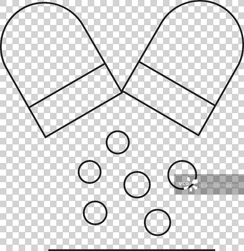 医疗护理轮廓图标图片素材