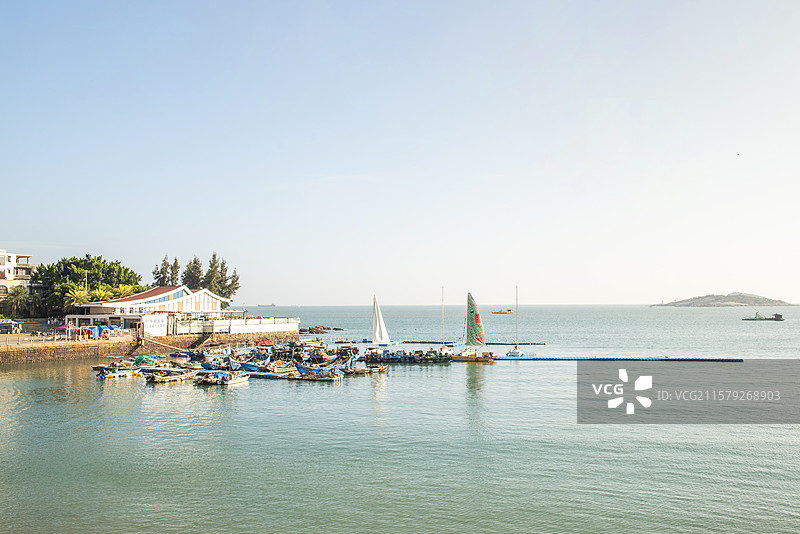 福建漳州东山岛南门湾风景区 渔村 福建漳州东山岛风光 东山岛图片素材