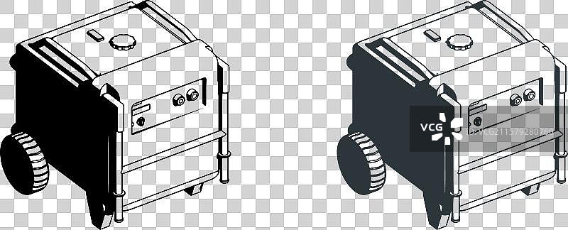 汽油发电机图片素材