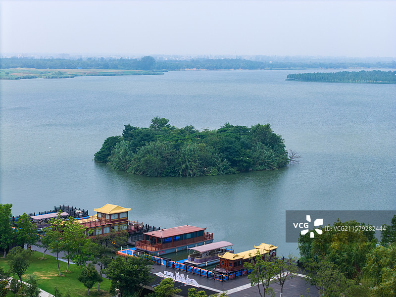 阜宁金沙湖景区风光图片素材