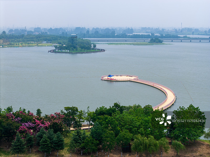 阜宁金沙湖景区风光图片素材
