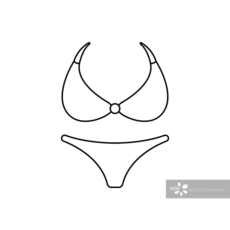 泳装图标或标志图片素材