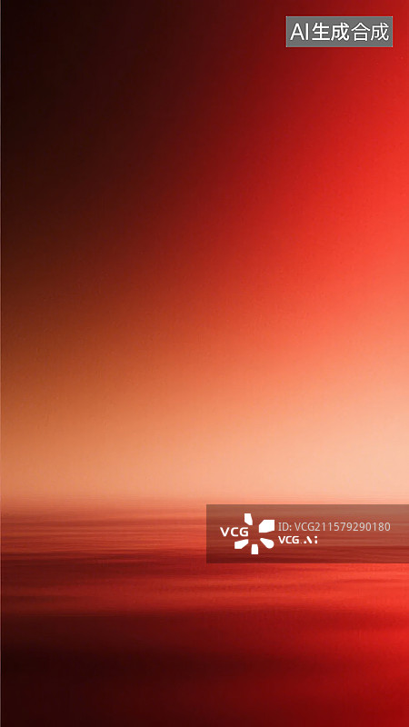 【AI数字艺术】渐变红色背景的抽象画面图片素材