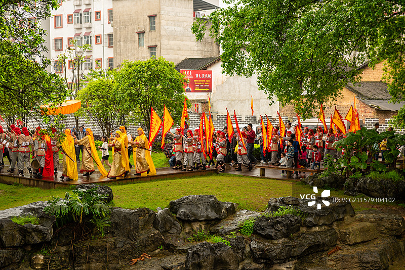 广西梧州蒙山县城实拍图片素材